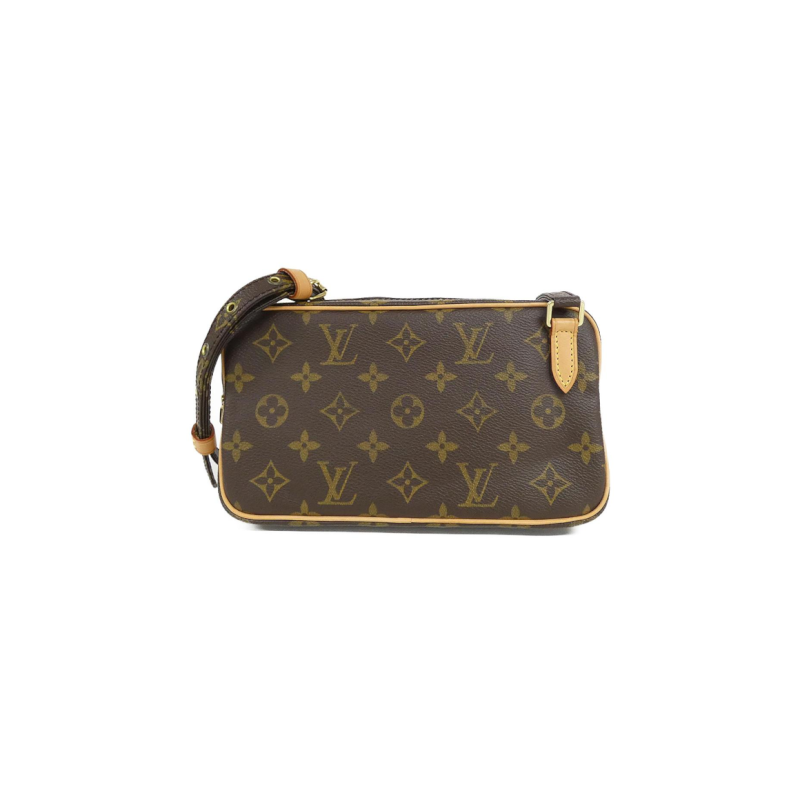 中古LV路易威登女包A级95新Marly Bandouliere老花斜挎包BRANDOFF