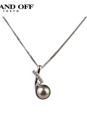 中古TASAKI塔思琦珍珠钻石项链