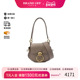 中古Chloe克洛伊女包B级9新Shoulder bag肩包牛皮斜挎包灰色
