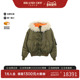 中古Miu Miu缪缪女A级95新Down jacket羽绒夹克尼龙外套浅褐色