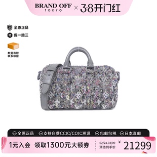 中古LV路易威登女包A级95新 Keepall波士顿包羊毛斜挎包正品时尚