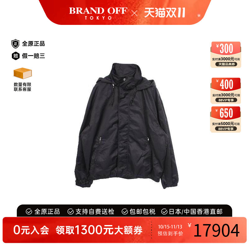 中古奢侈品Celine赛琳男S级99新Windbreaker风衣尼龙外套
