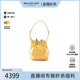 中古LV路易威登女包A级95新Petit Noe水桶包牛皮单肩包黄色时尚