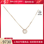 中古「9.5新」日本进口商品海水珍珠钻石项链750黄金36 40cm