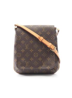 中古LV路易威登女包A级95新Musette Salsa Short王菲包单肩包