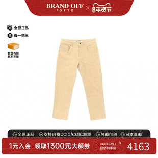 中古LV路易威登女A级95新Pants裤子棉裤子浅褐色