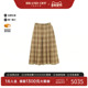 中古Gucci古驰女A级95新skirt裙子羊毛裙子浅褐色正品 BRANDOFF