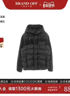 中古Moncler盟可睐男A级95新Down jacket羽绒夹克尼龙外套黑色