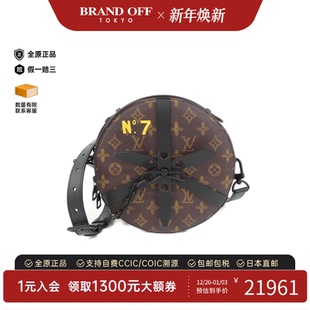 Box23圆饼老花手提斜挎包 Wheel 中古LV路易威登通用A级95新 N°7