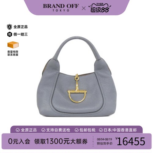 中古GUCCI古驰皮革手提女包