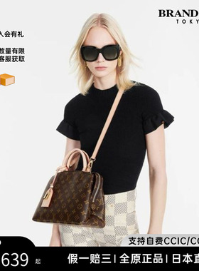 中古LV路易威登女包A级95新蒙田包BB~MM老花斜挎包手提包BRANDOFF