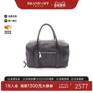 中古Chloe克洛伊女包B级9新Boston bag波士顿包牛皮手提包黑色