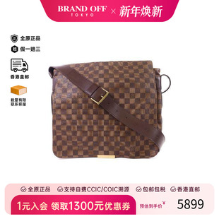 中古LV路易威登男包A级95新Shoulder 防水帆布斜挎包 bag肩包涂层