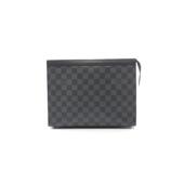 中古LV路易威登男包A级95新Pochette Voyage MM手拿包