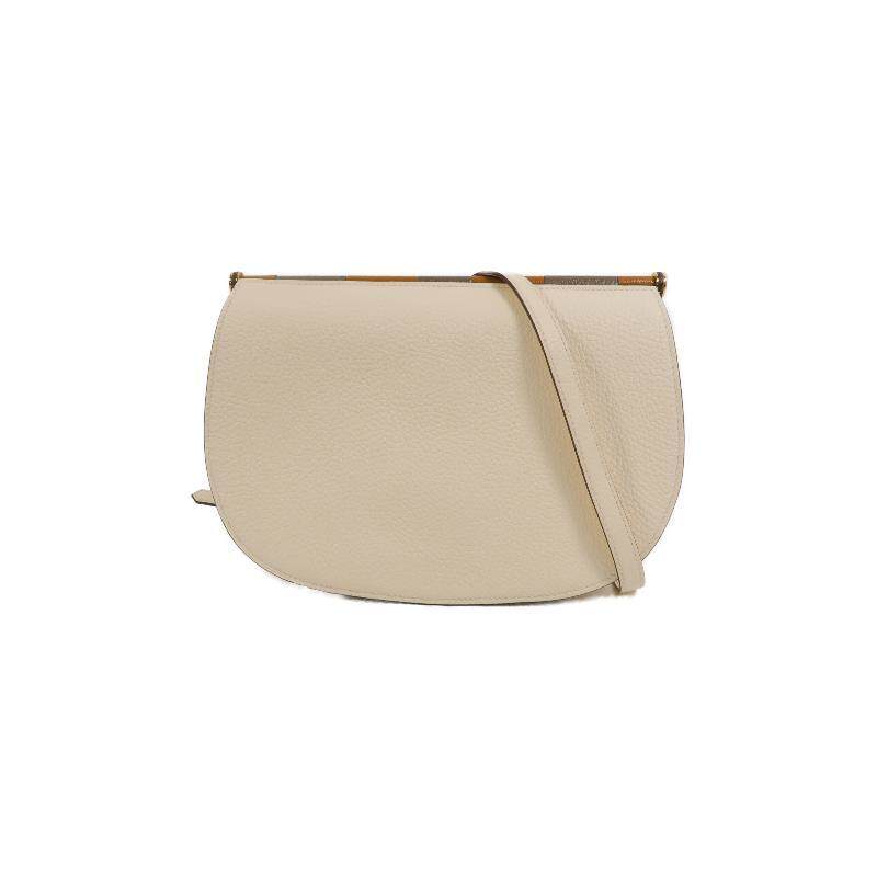 中古Hermes爱马仕女包A级95新Shoulder bag肩包牛皮斜挎包白色