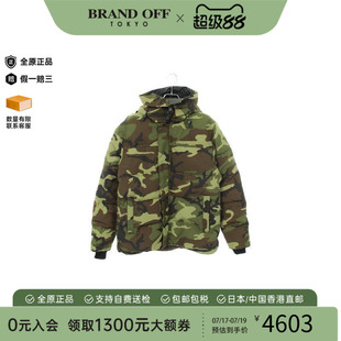 中古Canada Goose加拿大鹅男A级95新Down jacket羽绒夹克帆布外套