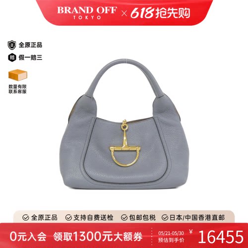 中古GUCCI古驰皮革手提女包