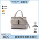 中古Gucci古驰女包B级9新2WAY两用款 牛皮斜挎包灰色时尚 BRANDOFF