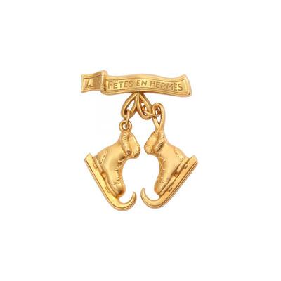 中古Hermes爱马仕胸针レディース