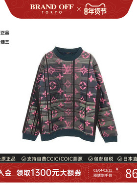 中古LV路易威登男S级99新sweat运动衫棉上衣灰色