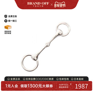 中古Hermes爱马仕女A级95新scarf ring丝巾扣不锈钢其他银色