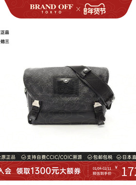 中古LV路易威登男包A级95新Messenger涂层/防水帆布斜挎包黑色