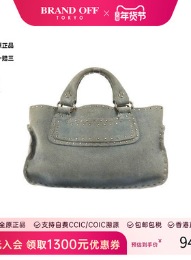 中古Celine赛琳女包C级85新Handbag手包翻毛皮 / 绒面革手提包