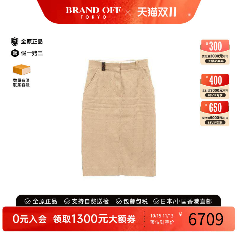 中古LV路易威登裙子レディース棉