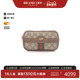中古Gucci古驰女包A级95新GG SupremeGG老花涂层 防水帆布腰包
