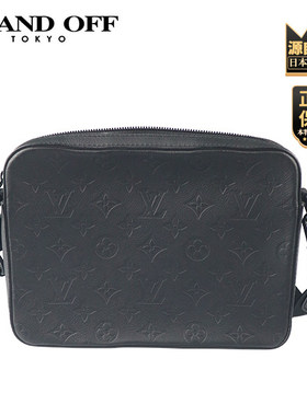 「9.0新」LOUIS VUITTON(路易威登)TRIO 邮差包黑色斜挎包M46602