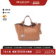 中古Tods托德斯女包S级99新Tote Bag托特包牛皮斜挎包棕色高级感