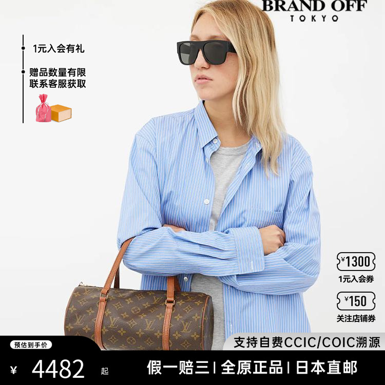 中古LV女包圆筒包brandoff