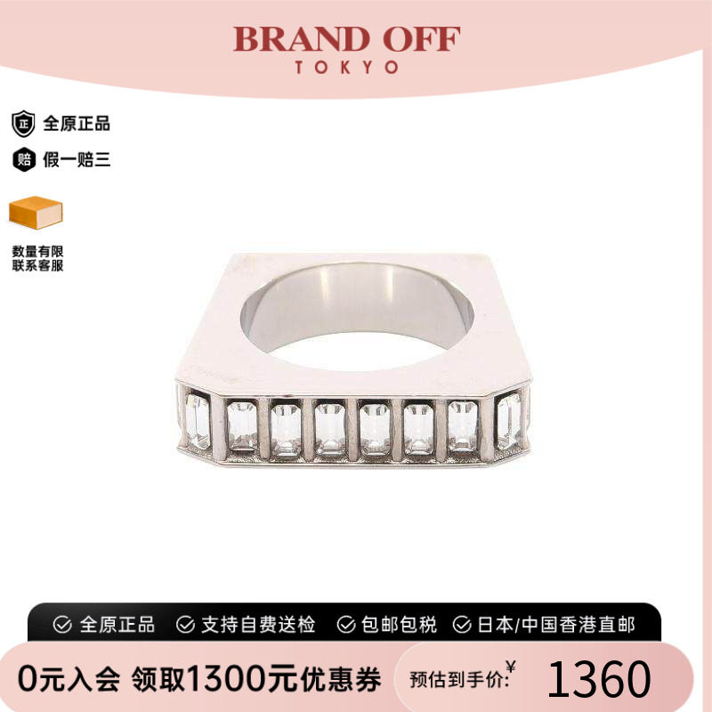 中古YSL圣罗兰戒指メンズ不锈钢