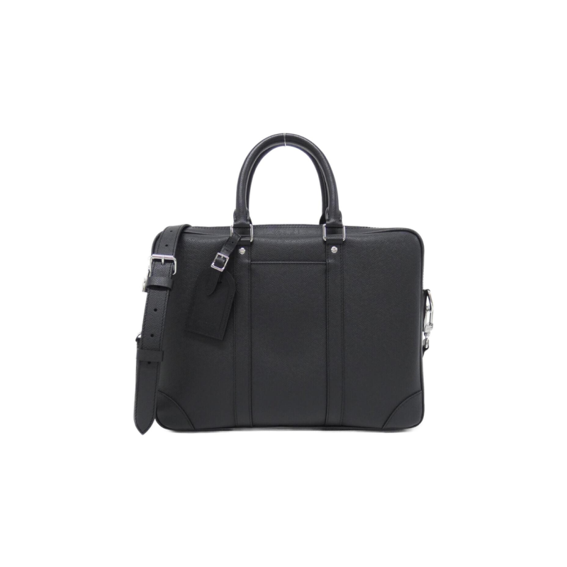 中古LV路易威登男包95新Taiga Porte Document Voyage牛皮单肩包