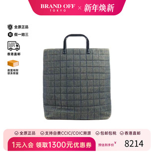 中古Chanel香奈儿女包B级9新Handbag手包牛仔布手提包蓝色正品