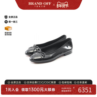 中古Chanel香奈儿女B级9新pumps高跟鞋漆皮鞋黑色