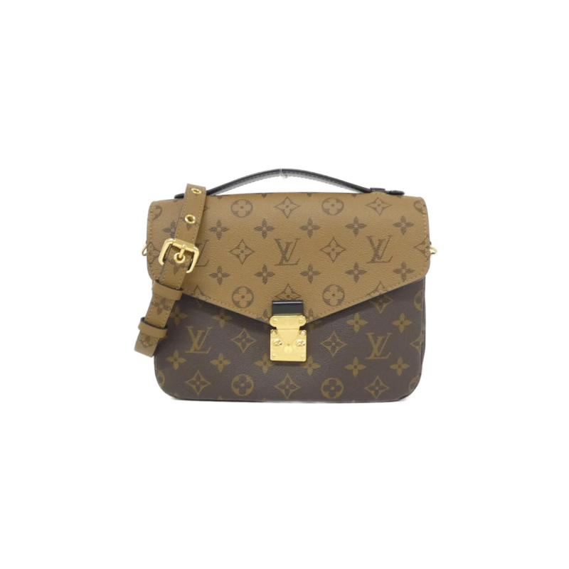 中古LV路易威登女包A级95新 Pochette Metis老花斜挎包