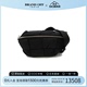 中古BOTTEGA VENETA葆蝶家女包S级99新waist bag编织黑色腰包胸包