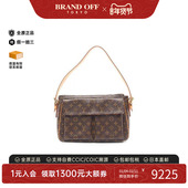 中古LV路易威登女包A级95新Viva Cite GM骆驼包GM单肩包