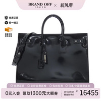 日本中古奢侈品Saint Laurent女包A级95新Sac de Jour-漆皮斜挎包