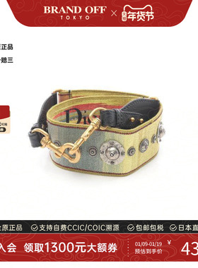 中古Dior迪奥女S级99新shoulder strap肩带帆布其他黑色BRANDOFF