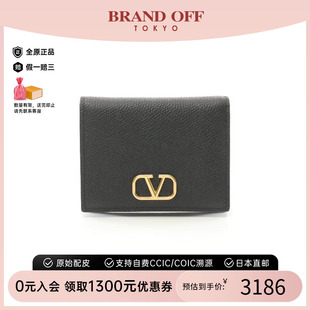 fold 中古Valentino華倫天奴女A級95新Bi wallet雙折錢包短錢包