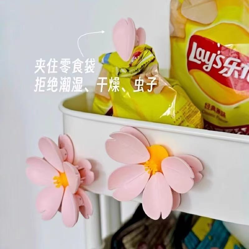 樱花封口夹磁吸夹子创意贴