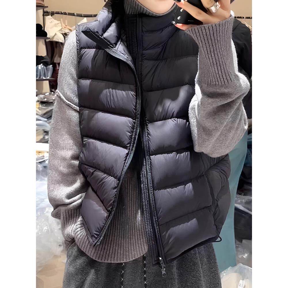 JOYIASS马甲女款外穿2025新款今年流行爆款秋冬季无袖加厚面包服