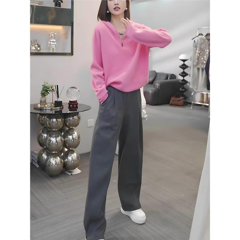 JOYIASS2025超火秋装一整套套女装休闲减龄连帽卫衣宽松百搭阔腿