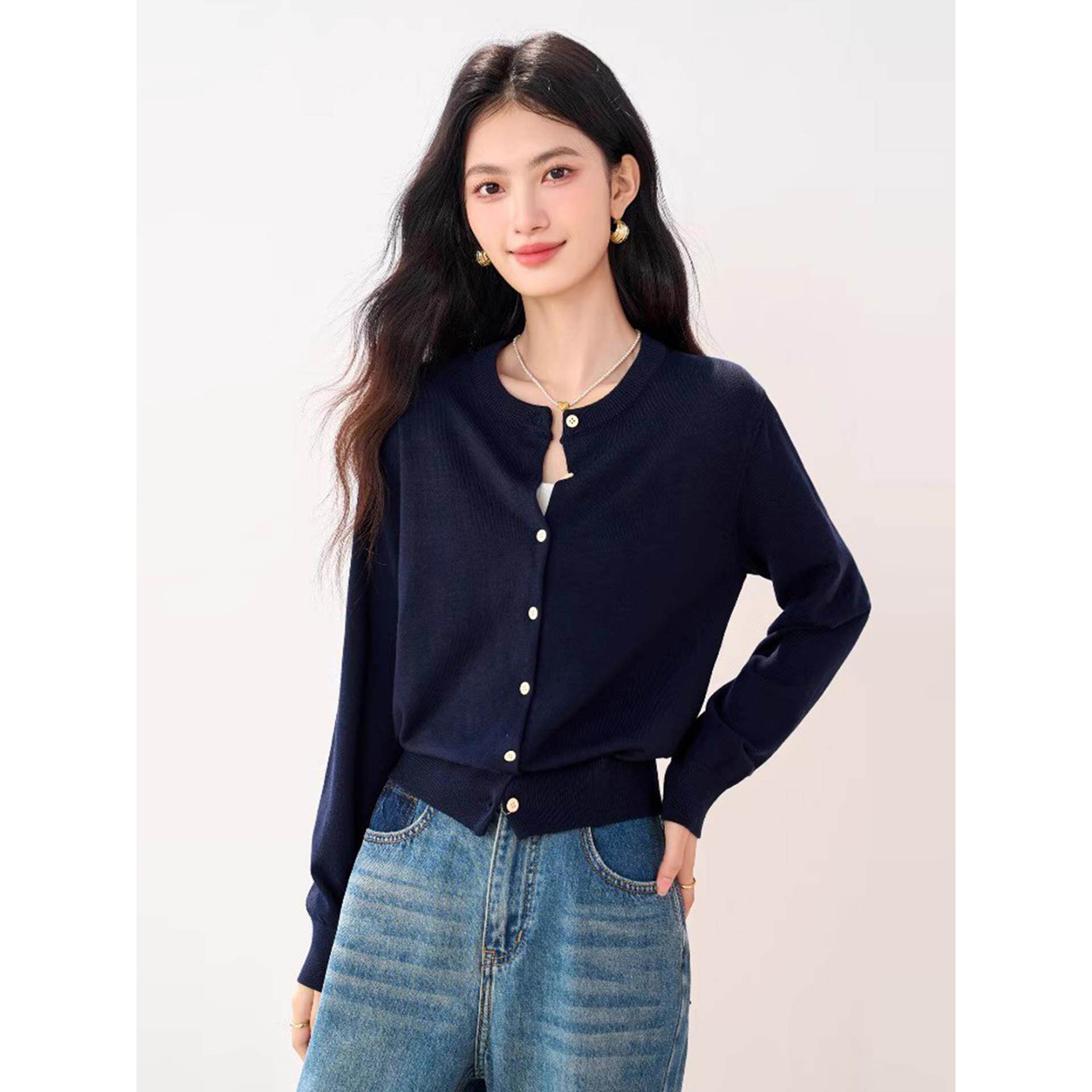 JOYIASS红色针织开衫毛衣外套女士秋冬巨好看的独特别致漂亮加厚