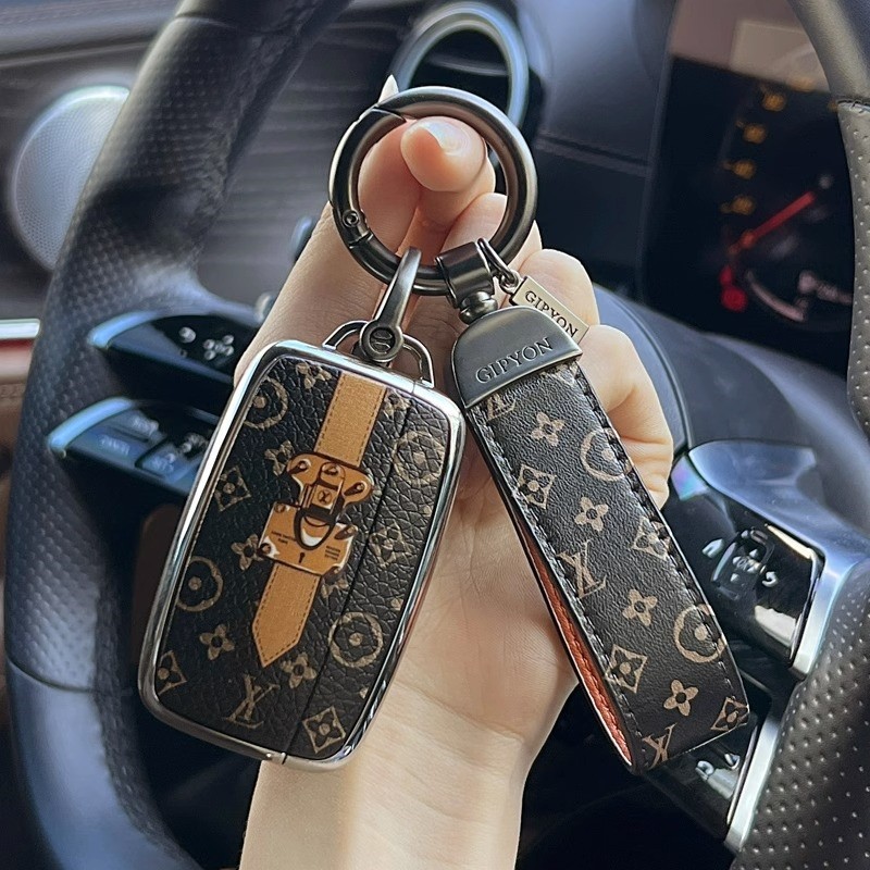 路虎揽胜极光星脉钥匙套发现运动版行政版卫士保护壳包扣白色男女