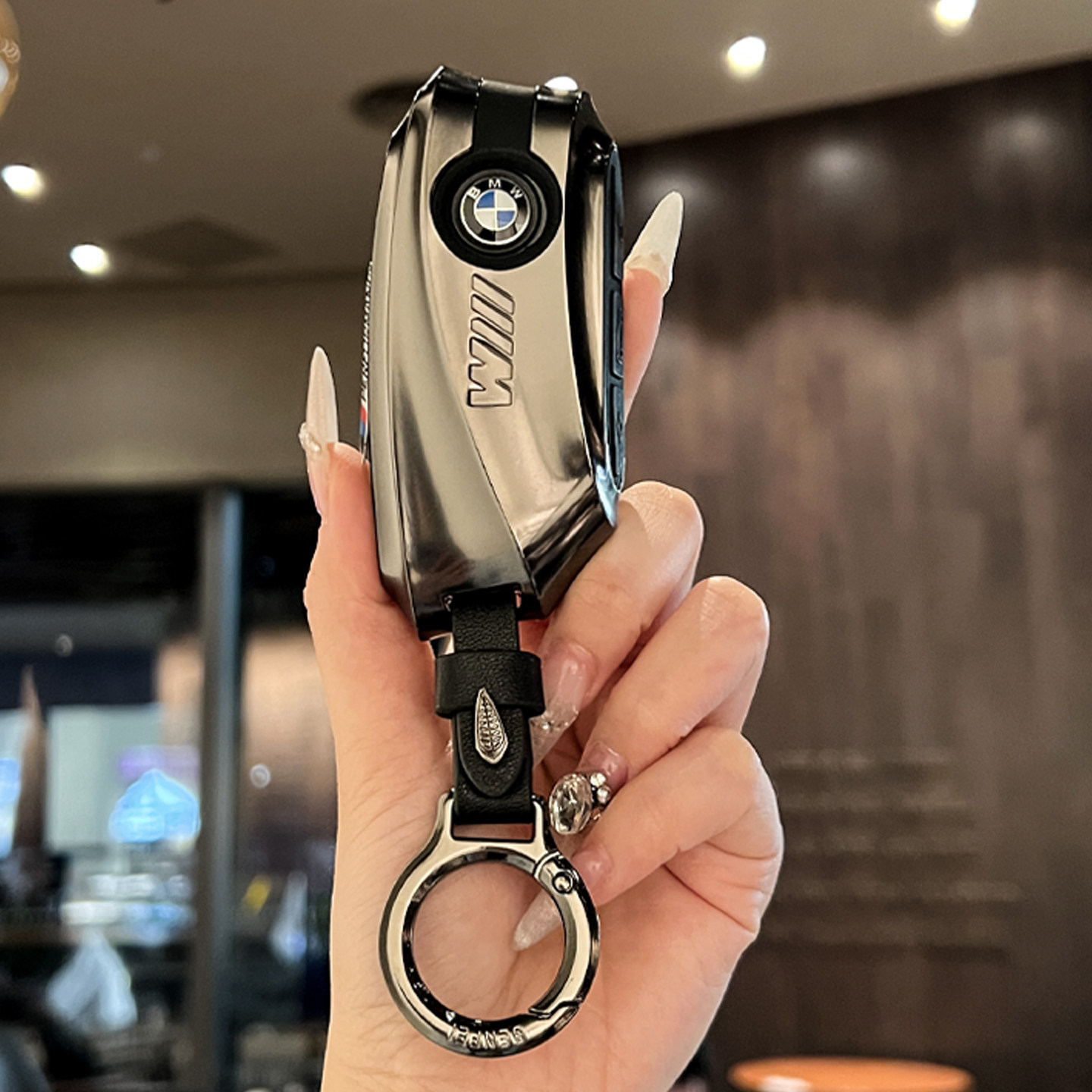 适用于宝马X1钥匙套新款汽车X5/X3高级感5系X6锁匙X7男530li/X2壳