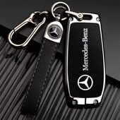适用奔驰钥匙套c260lC级E级e300la180壳glb200glc gle350包23款 扣