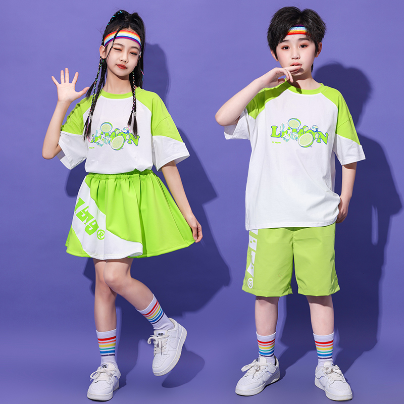 焯焯猴六一夏季儿童练功街舞服装